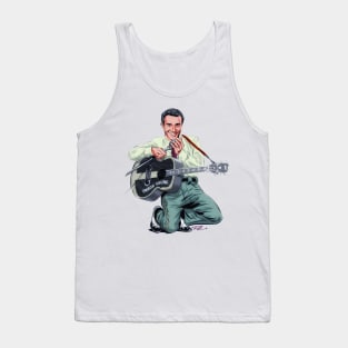 Faron Young - An illustration by Paul Cemmick Tank Top